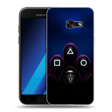 Силиконовый чехол на Samsung Galaxy A7 (2017) с принтом Игра Кальмара Силиконовый чехол на Samsung Galaxy A7 (2017) с принтом Игра Кальмара