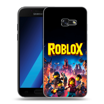 Силиконовый чехол на Samsung Galaxy A7 (2017) с принтом Roblox Роблокс Силиконовый чехол на Samsung Galaxy A7 (2017) с принтом Roblox Роблокс
