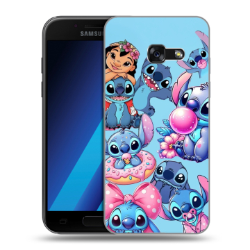 Силиконовый чехол на Samsung Galaxy A7 (2017) с принтом Лило и Стич