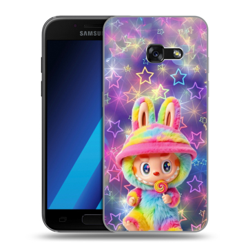 Силиконовый чехол на Samsung Galaxy A7 (2017) с принтом Labubu Лабубу
