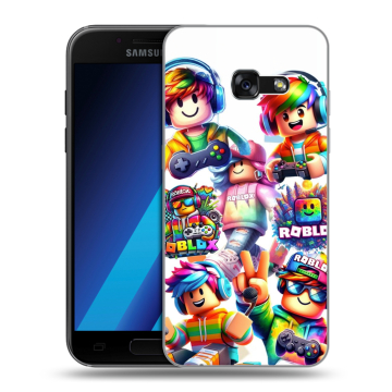 Силиконовый чехол на Samsung Galaxy A7 (2017) с принтом Roblox Роблокс Силиконовый чехол на Samsung Galaxy A7 (2017) с принтом Roblox Роблокс