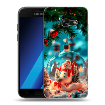Силиконовый чехол на Samsung Galaxy A7 (2017) с принтом Новый год Силиконовый чехол на Samsung Galaxy A7 (2017) с принтом Новый год