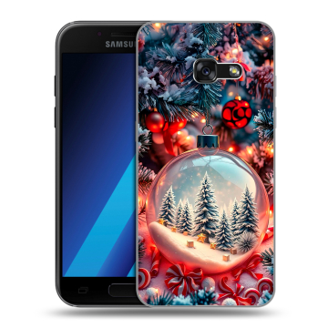 Силиконовый чехол на Samsung Galaxy A7 (2017) с принтом Новый год Силиконовый чехол на Samsung Galaxy A7 (2017) с принтом Новый год