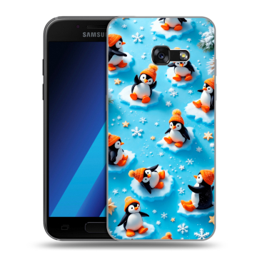 Силиконовый чехол на Samsung Galaxy A7 (2017) с принтом Новый год Силиконовый чехол на Samsung Galaxy A7 (2017) с принтом Новый год