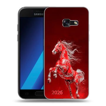 Силиконовый чехол на Samsung Galaxy A7 (2017) с принтом Новый год Силиконовый чехол на Samsung Galaxy A7 (2017) с принтом Новый год