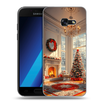 Силиконовый чехол на Samsung Galaxy A7 (2017) с принтом Новый год Силиконовый чехол на Samsung Galaxy A7 (2017) с принтом Новый год