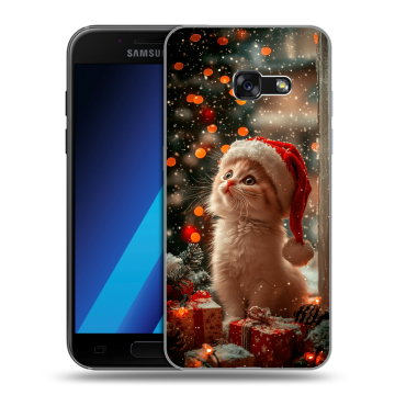 Силиконовый чехол на Samsung Galaxy A7 (2017) с принтом Новый год Силиконовый чехол на Samsung Galaxy A7 (2017) с принтом Новый год