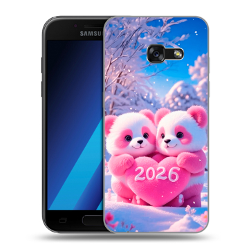 Силиконовый чехол на Samsung Galaxy A7 (2017) с принтом Новый год Силиконовый чехол на Samsung Galaxy A7 (2017) с принтом Новый год