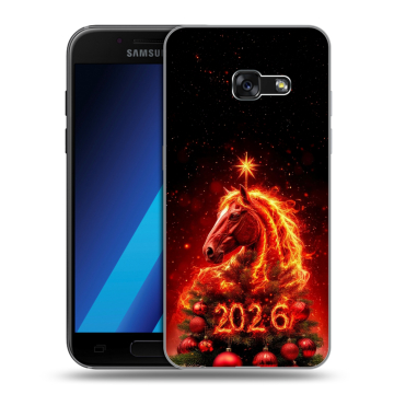 Силиконовый чехол на Samsung Galaxy A7 (2017) с принтом Новый год Силиконовый чехол на Samsung Galaxy A7 (2017) с принтом Новый год