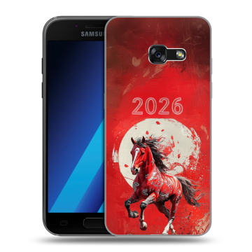 Силиконовый чехол на Samsung Galaxy A7 (2017) с принтом Новый год Силиконовый чехол на Samsung Galaxy A7 (2017) с принтом Новый год
