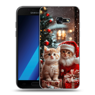 Силиконовый чехол на Samsung Galaxy A7 (2017) с принтом Новый год Силиконовый чехол на Samsung Galaxy A7 (2017) с принтом Новый год