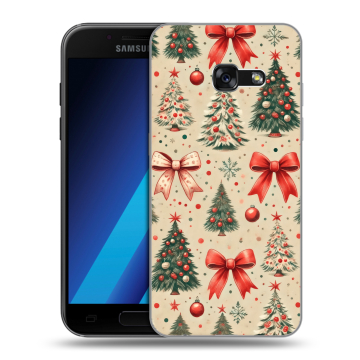 Силиконовый чехол на Samsung Galaxy A7 (2017) с принтом Новый год Силиконовый чехол на Samsung Galaxy A7 (2017) с принтом Новый год