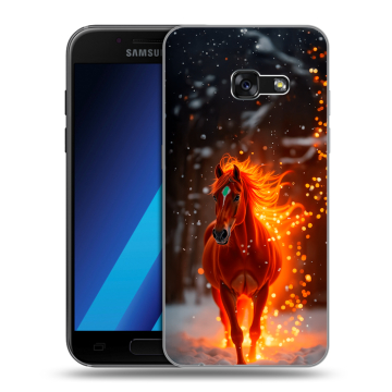 Силиконовый чехол на Samsung Galaxy A7 (2017) с принтом Новый год Силиконовый чехол на Samsung Galaxy A7 (2017) с принтом Новый год