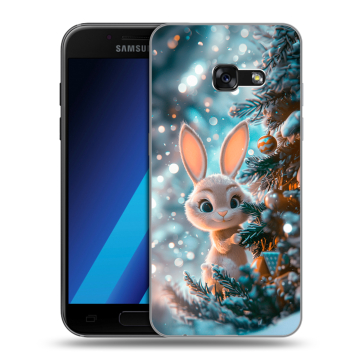 Силиконовый чехол на Samsung Galaxy A7 (2017) с принтом Новый год Силиконовый чехол на Samsung Galaxy A7 (2017) с принтом Новый год