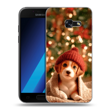 Силиконовый чехол на Samsung Galaxy A7 (2017) с принтом Новый год Силиконовый чехол на Samsung Galaxy A7 (2017) с принтом Новый год