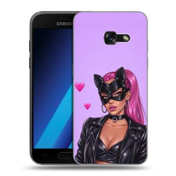 Силиконовый чехол на Samsung Galaxy A7 (2017) с принтом женский Силиконовый чехол на Samsung Galaxy A7 (2017) с принтом женский