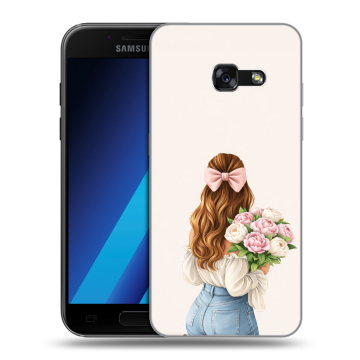 Силиконовый чехол на Samsung Galaxy A7 (2017) с принтом женский Силиконовый чехол на Samsung Galaxy A7 (2017) с принтом женский