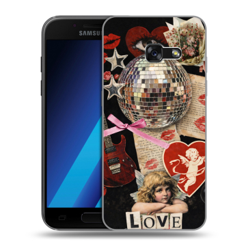 Силиконовый чехол на Samsung Galaxy A7 (2017) с принтом для девочек Силиконовый чехол на Samsung Galaxy A7 (2017) с принтом для девочек