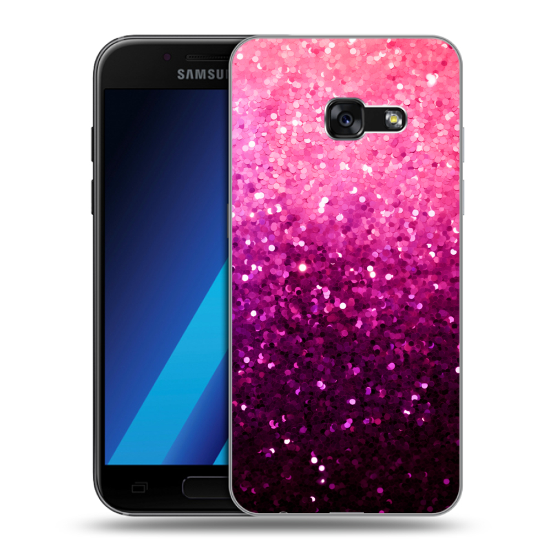 Силиконовый чехол на Samsung Galaxy A7 (2017) с принтом Блестки Силиконовый чехол на Samsung Galaxy A7 (2017) с принтом Блестки