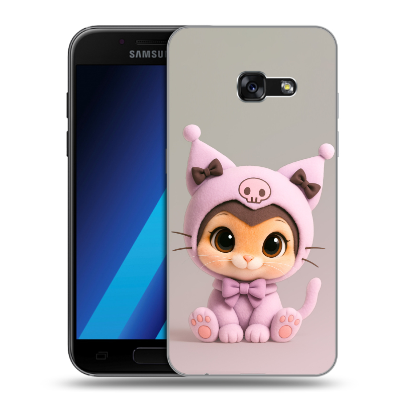 Силиконовый чехол на Samsung Galaxy A7 (2017) с принтом Куроми Kuromi Силиконовый чехол на Samsung Galaxy A7 (2017) с принтом Куроми Kuromi