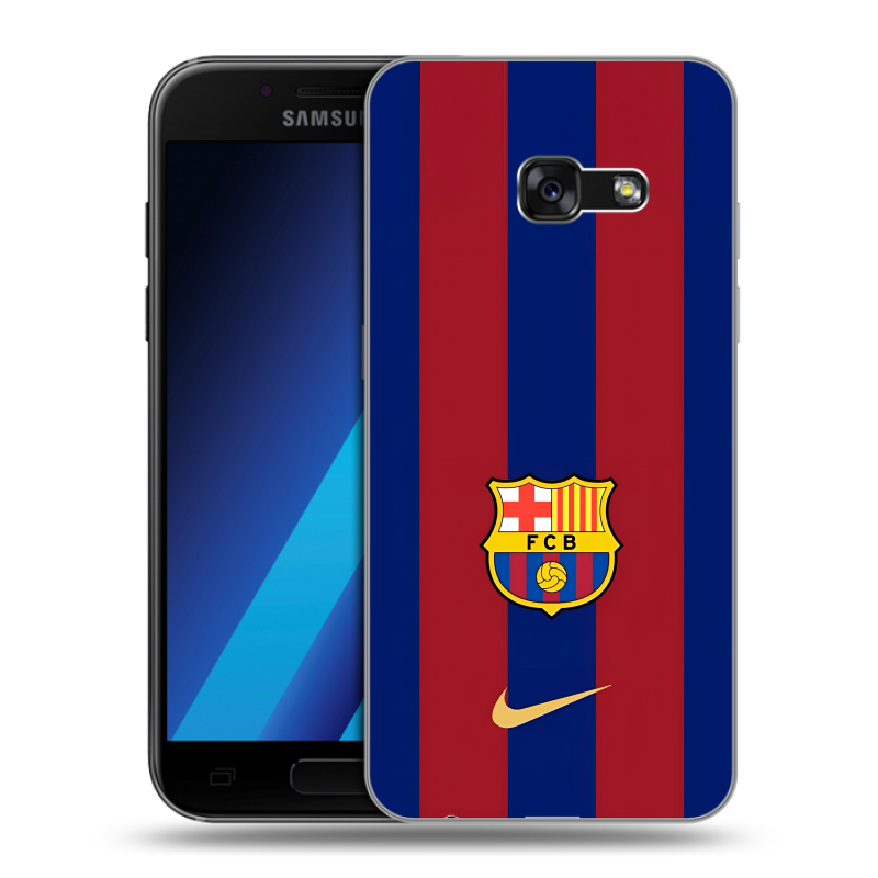 Силиконовый чехол на Samsung Galaxy A7 (2017) с принтом Барселона Barcelona Силиконовый чехол на Samsung Galaxy A7 (2017) с принтом Барселона Barcelona