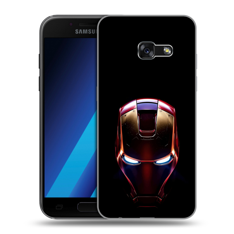 Силиконовый чехол на Samsung Galaxy A7 (2017) с принтом IronMan Железный человек Силиконовый чехол на Samsung Galaxy A7 (2017) с принтом IronMan Железный человек