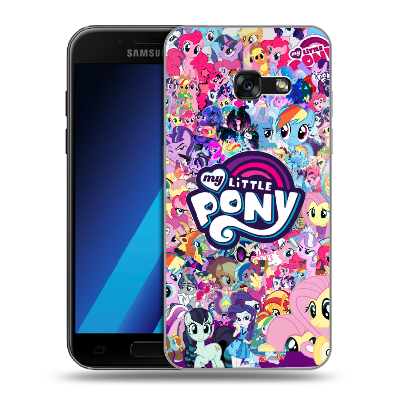 Силиконовый чехол на Samsung Galaxy A7 (2017) с принтом My little pony Дружба чудо Силиконовый чехол на Samsung Galaxy A7 (2017) с принтом My little pony Дружба чудо