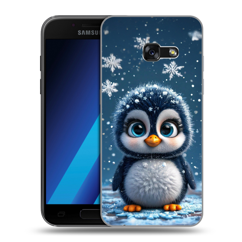 Силиконовый чехол на Samsung Galaxy A7 (2017) с принтом Новый год Силиконовый чехол на Samsung Galaxy A7 (2017) с принтом Новый год