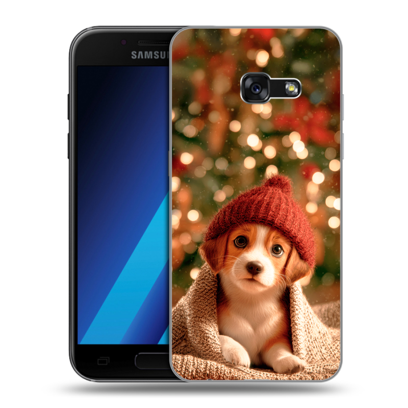 Силиконовый чехол на Samsung Galaxy A7 (2017) с принтом Новый год Силиконовый чехол на Samsung Galaxy A7 (2017) с принтом Новый год