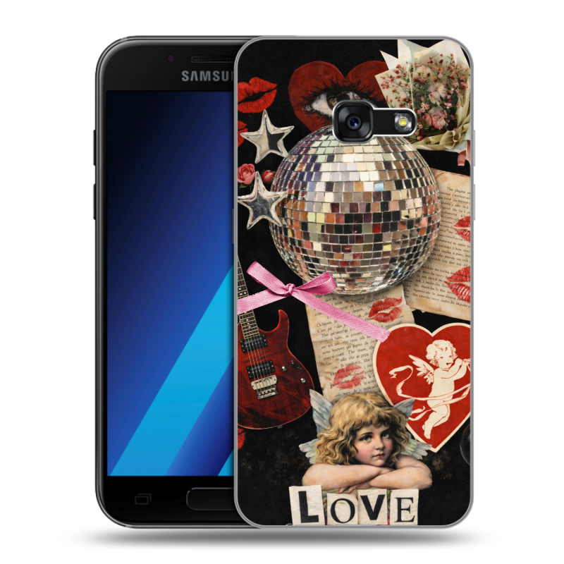 Силиконовый чехол на Samsung Galaxy A7 (2017) с принтом для девочек Силиконовый чехол на Samsung Galaxy A7 (2017) с принтом для девочек