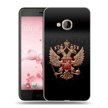 Пластиковый чехол на HTC U Play с принтом Герб России