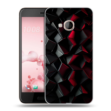 Пластиковый чехол на HTC U Play с принтом Абстракция