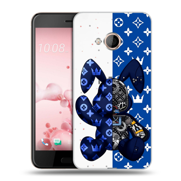 Пластиковый чехол на HTC U Play с принтом Луи робот