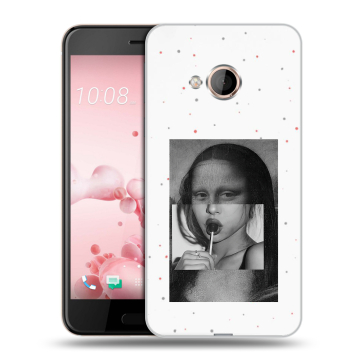 Пластиковый чехол на HTC U Play с принтом Мона Лиза