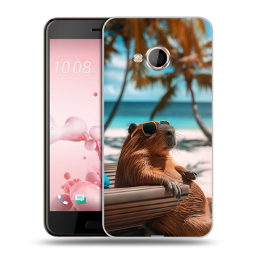 Пластиковый чехол на HTC U Play с принтом Капибара Пластиковый чехол на HTC U Play с принтом Капибара