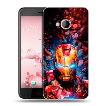 Пластиковый чехол на HTC U Play с принтом Железный человек Ironman Пластиковый чехол на HTC U Play с принтом Железный человек Ironman