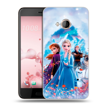 Пластиковый чехол на HTC U Play с принтом Холодное сердце Frozen Пластиковый чехол на HTC U Play с принтом Холодное сердце Frozen