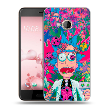 Пластиковый чехол на HTC U Play с принтом Рик и Морти Rick Morty Пластиковый чехол на HTC U Play с принтом Рик и Морти Rick Morty