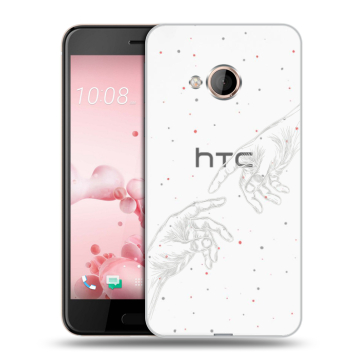 Пластиковый чехол на HTC U Play с принтом Сотворение мира