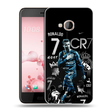 Пластиковый чехол на HTC U Play с принтом Реал Роналдо Пластиковый чехол на HTC U Play с принтом Реал Роналдо