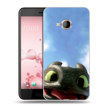 Пластиковый чехол на HTC U Play с принтом Как приручить дракона Пластиковый чехол на HTC U Play с принтом Как приручить дракона
