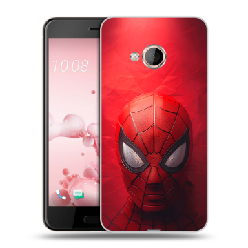 Пластиковый чехол на HTC U Play с принтом Spiderman Человек паук