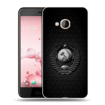 Пластиковый чехол на HTC U Play с принтом Герб Флаг СССР Пластиковый чехол на HTC U Play с принтом Герб Флаг СССР