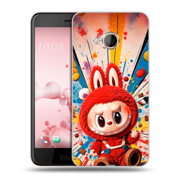 Пластиковый чехол на HTC U Play с принтом Labubu Лабубу Пластиковый чехол на HTC U Play с принтом Labubu Лабубу