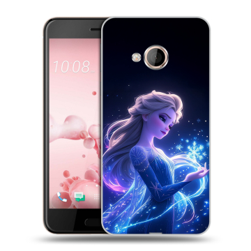 Пластиковый чехол на HTC U Play с принтом Холодное сердце Frozen Пластиковый чехол на HTC U Play с принтом Холодное сердце Frozen