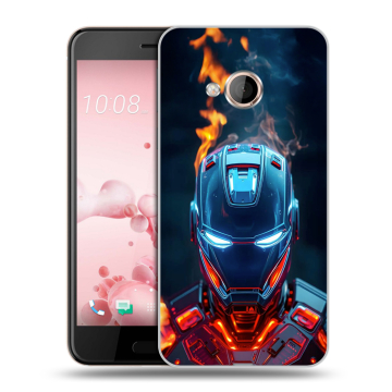 Пластиковый чехол на HTC U Play с принтом IronMan Железный человек