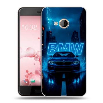 Пластиковый чехол на HTC U Play с принтом BMW БМВ