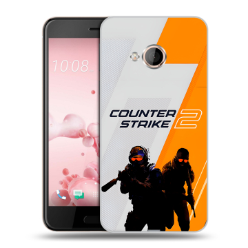 Пластиковый чехол на HTC U Play с принтом Counter Strike Пластиковый чехол на HTC U Play с принтом Counter Strike