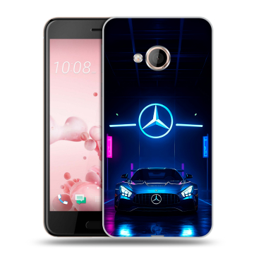 Пластиковый чехол на HTC U Play с принтом Mercedes Мерседес Пластиковый чехол на HTC U Play с принтом Mercedes Мерседес
