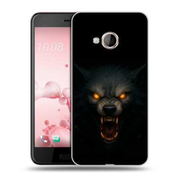 Пластиковый чехол на HTC U Play с принтом Волк